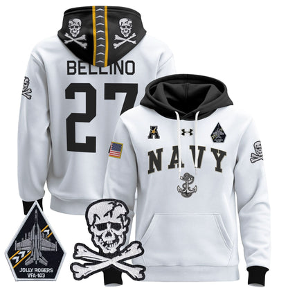 Navy Midshipmen 2024 Pullover Hoodie V4 - Stitched