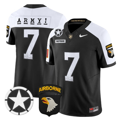 Men's Army Black Knights 2025 Screaming Eagles Vapor Limited Jersey - All Stitched