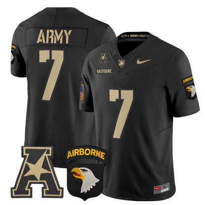 Army Black Knights 101st Airborne Division Patch 2024 Vapor Limited Jersey V2 - All Stitched