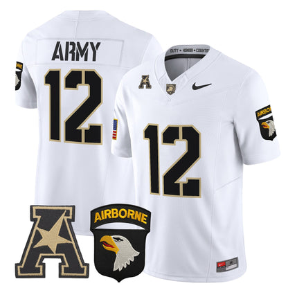 Army Black Knights 101st Airborne Division Patch 2024 Vapor Limited Jersey V2 - All Stitched