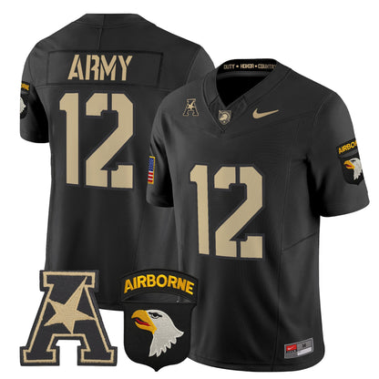 Army Black Knights 101st Airborne Division Patch 2024 Vapor Limited Jersey V2 - All Stitched