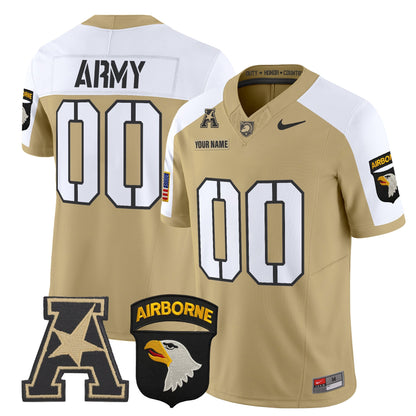 Army Black Knights 101st Airborne Division Patch 2024 Vapor Limited Custom Jersey V2 - All Stitched