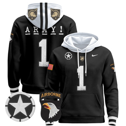 Army Black Knights 2024 Pullover Hoodie V2