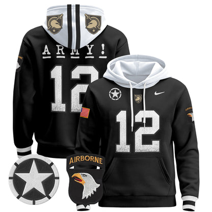 Army Black Knights 2024 Pullover Hoodie V2