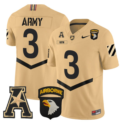 Army Black Knights 101st Airborne Division Patch 2024 Vapor Limited Jersey V3 - All Stitched