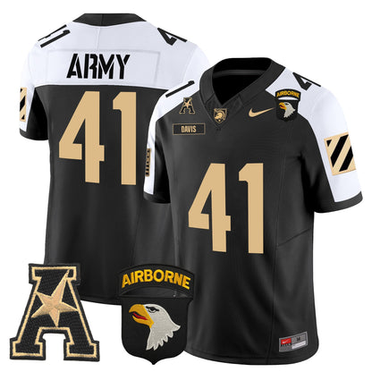 Army Black Knights 101st Airborne Division Patch 2024 Vapor Limited Jersey V3 - All Stitched