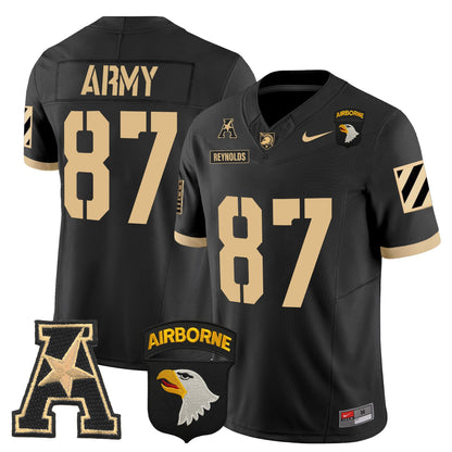 Army Black Knights 101st Airborne Division Patch 2024 Vapor Limited Jersey V3 - All Stitched