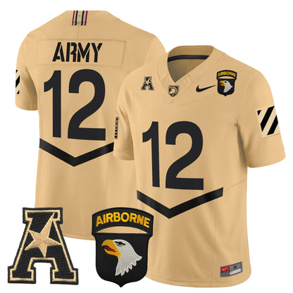 Army Black Knights 101st Airborne Division Patch 2024 Vapor Limited Jersey V3 - All Stitched