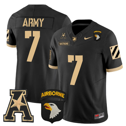 Army Black Knights 101st Airborne Division Patch 2024 Vapor Limited Jersey V3 - All Stitched
