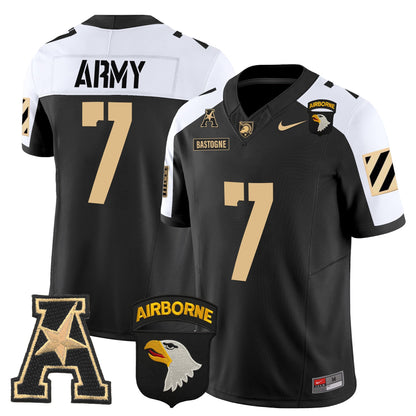 Army Black Knights 101st Airborne Division Patch 2024 Vapor Limited Jersey V3 - All Stitched