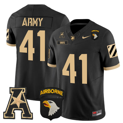 Army Black Knights 101st Airborne Division Patch 2024 Vapor Limited Jersey V3 - All Stitched