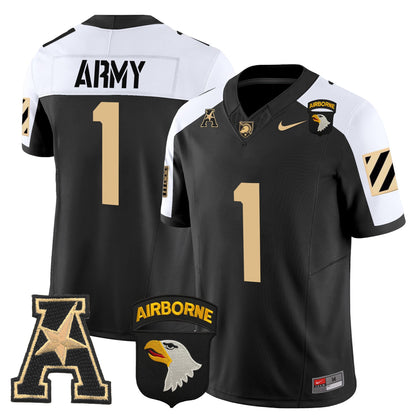 Army Black Knights 101st Airborne Division Patch 2024 Vapor Limited Jersey V3 - All Stitched