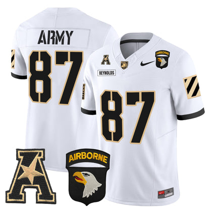 Army Black Knights 101st Airborne Division Patch 2024 Vapor Limited Jersey V3 - All Stitched