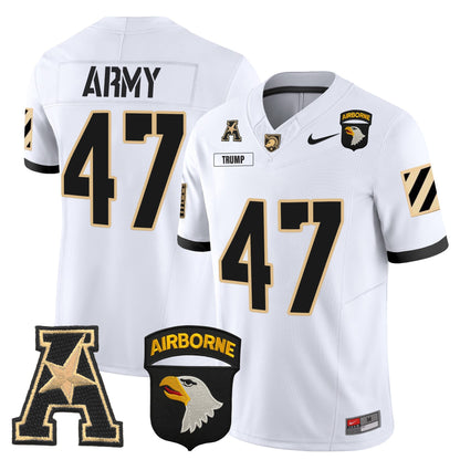Army Black Knights 101st Airborne Division Patch 2024 Vapor Limited Jersey V3 - All Stitched