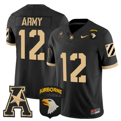 Army Black Knights 101st Airborne Division Patch 2024 Vapor Limited Jersey V3 - All Stitched