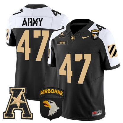 Army Black Knights 101st Airborne Division Patch 2024 Vapor Limited Jersey V3 - All Stitched