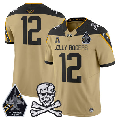 Navy Midshipmen 2024 Vapor Limited Jersey V5 - All Stitched