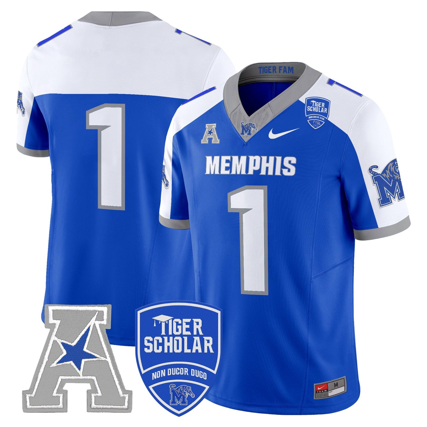 Memphis Tigers 2024 Vapor Limited Jersey - All Stitched