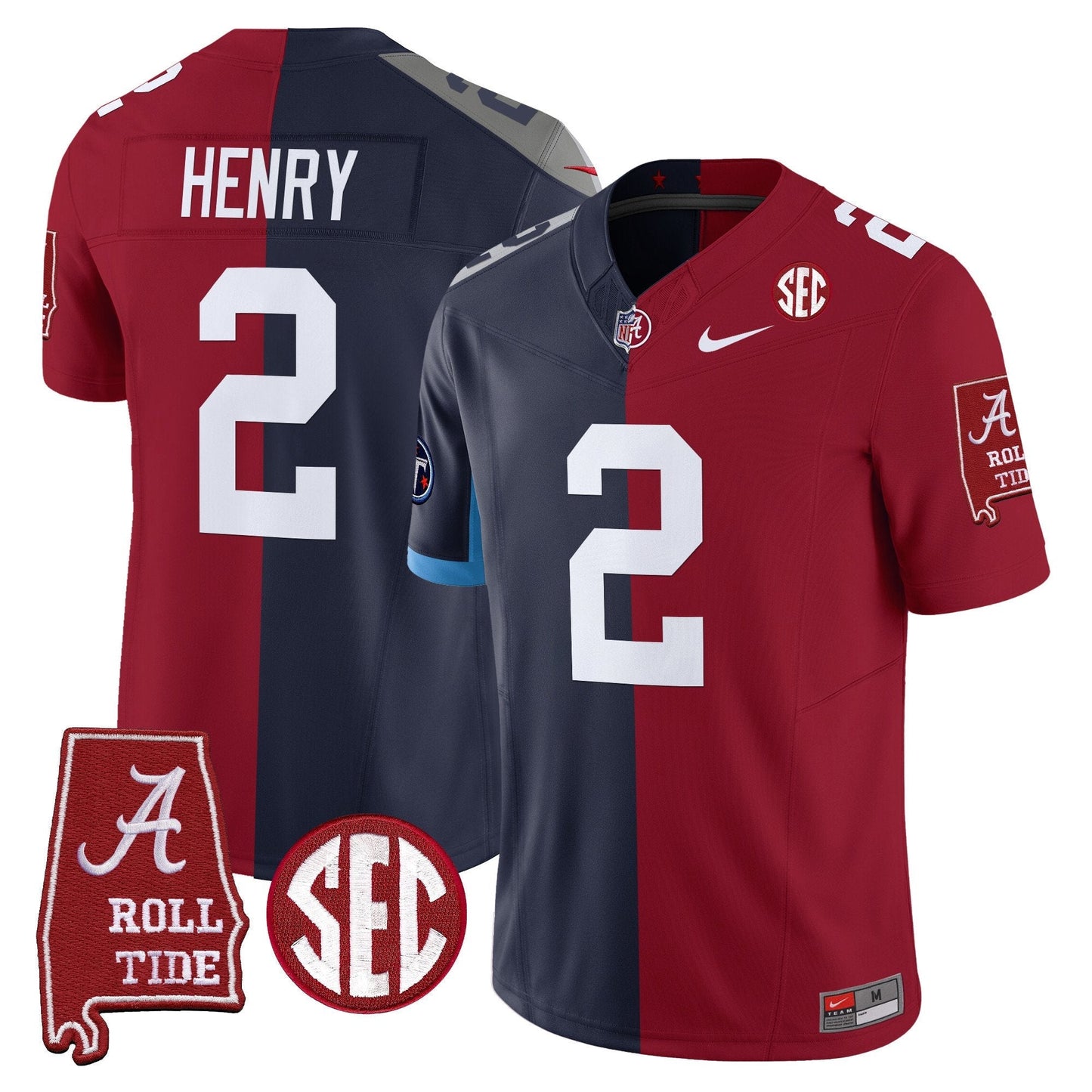 BAMA Split Vapor Limited Jersey - All Stitched
