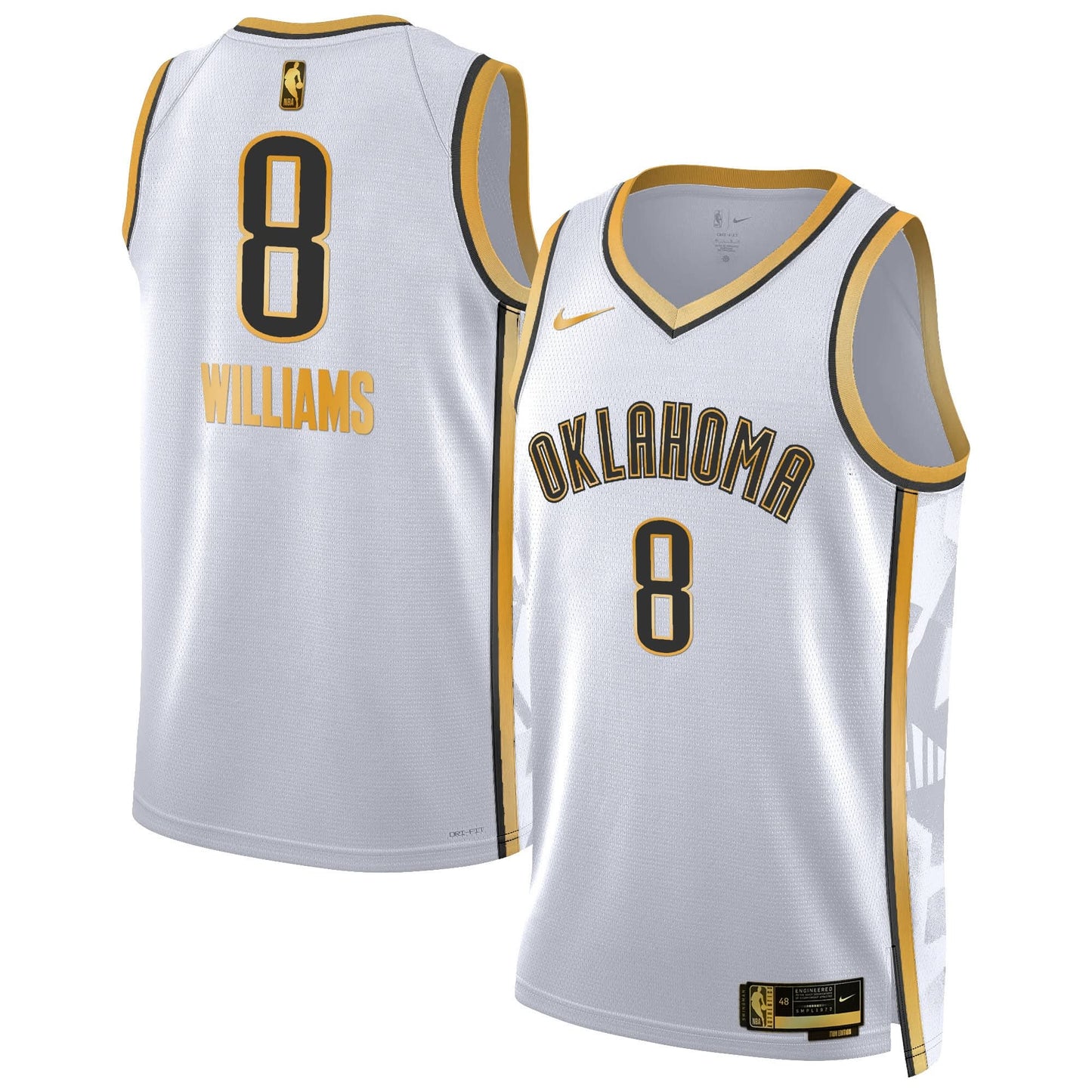 Men's Oklahoma City Thunder 2024/25 City Edition Swingman Jersey - All Stitched