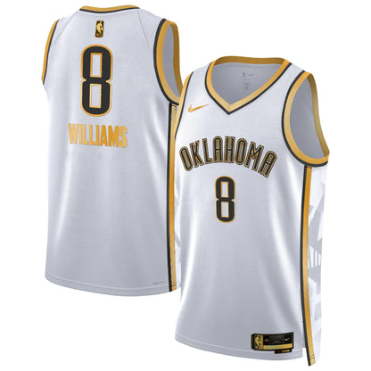 Men's Oklahoma City Thunder 2024/25 City Edition Swingman Jersey - All Stitched
