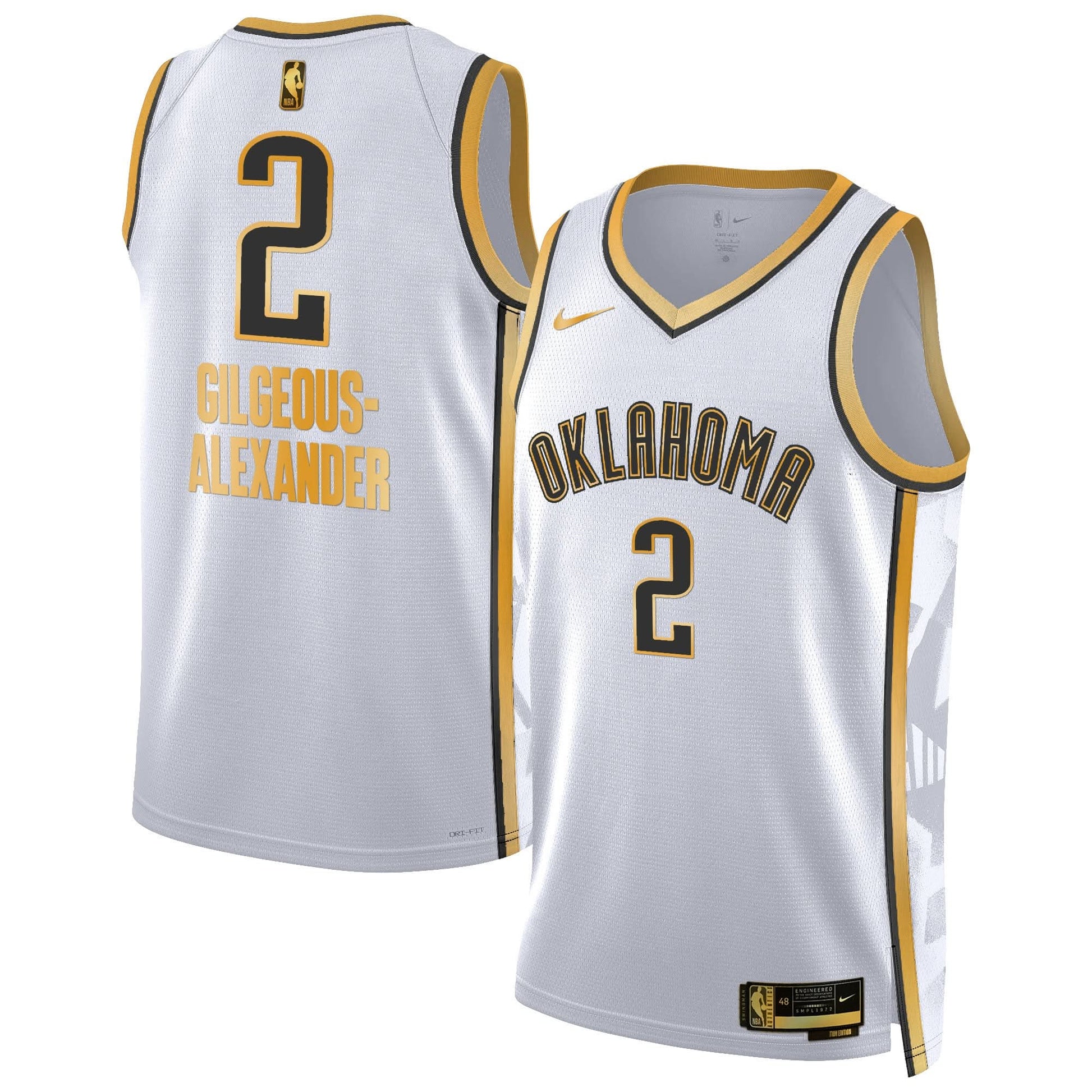 Men's Oklahoma City Thunder 2024/25 City Edition Swingman Jersey - All Stitched