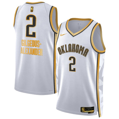 Men's Oklahoma City Thunder 2024/25 City Edition Swingman Jersey - All Stitched