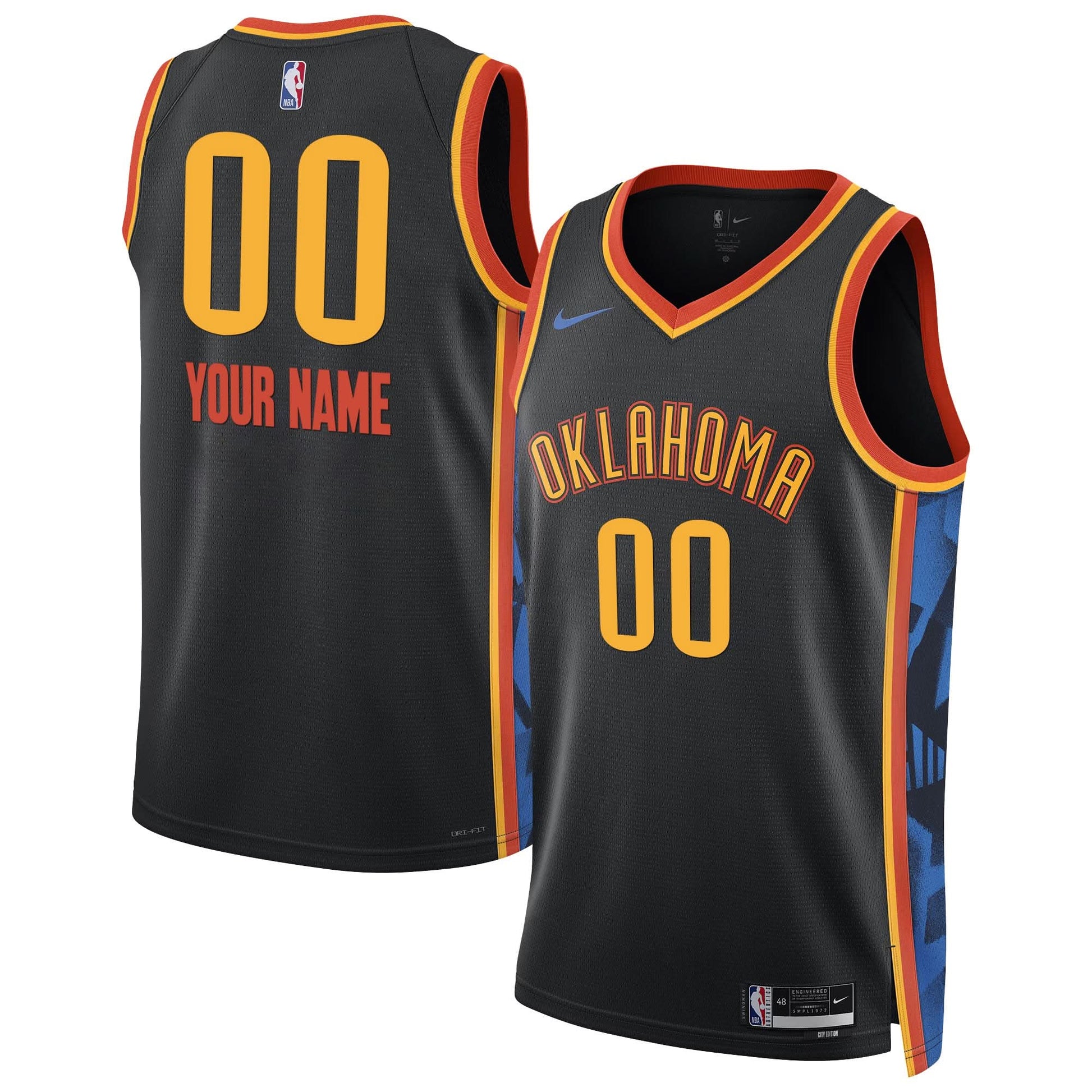 Oklahoma City Thunder 2024/25 City Edition Swingman Custom Jersey - All Stitched