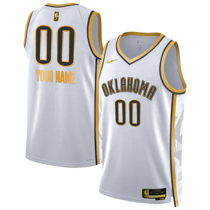 Oklahoma City Thunder 2024/25 City Edition Swingman Custom Jersey - All Stitched