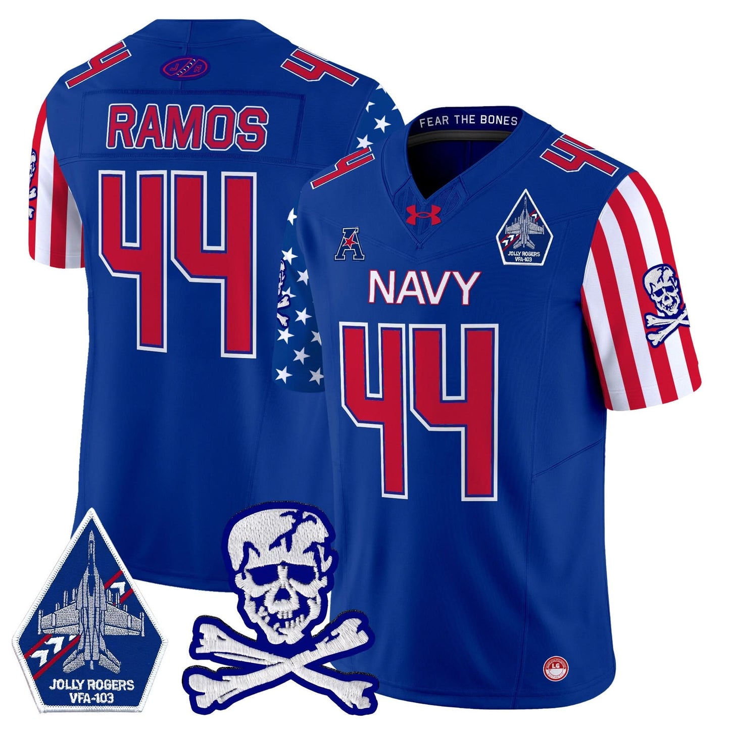Navy Midshipmen 2024 American Style Vapor Limited Jersey - All Stitched