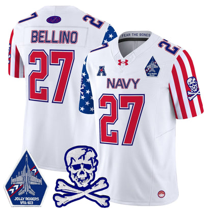 Navy Midshipmen 2024 American Style Vapor Limited Jersey - All Stitched