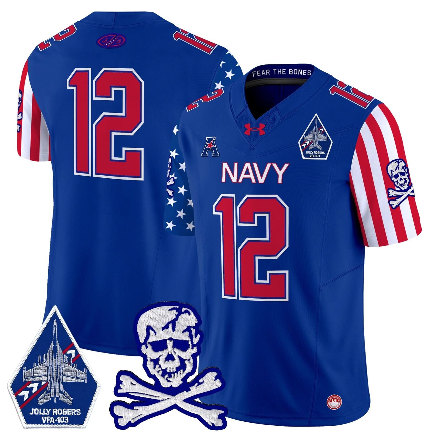 Navy Midshipmen 2024 American Style Vapor Limited Jersey - All Stitched