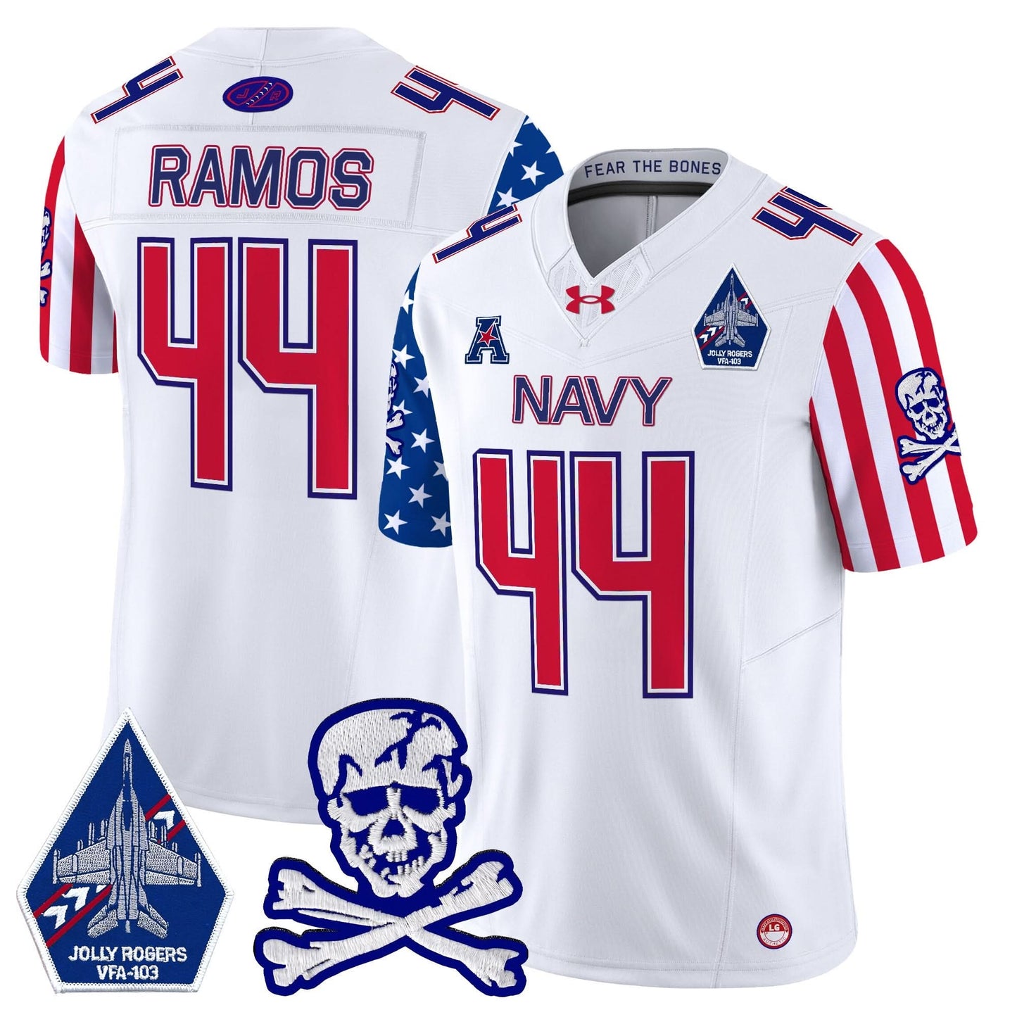 Navy Midshipmen 2024 American Style Vapor Limited Jersey - All Stitched