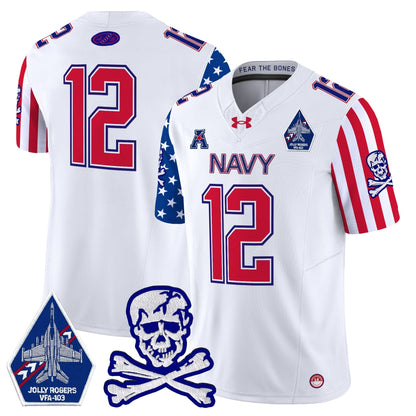 Navy Midshipmen 2024 American Style Vapor Limited Jersey - All Stitched