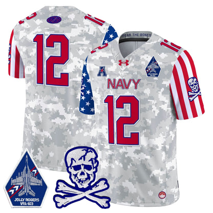 Navy Midshipmen 2024 American Style Vapor Limited Jersey - All Stitched