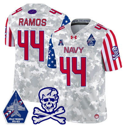 Navy Midshipmen 2024 American Style Vapor Limited Jersey - All Stitched