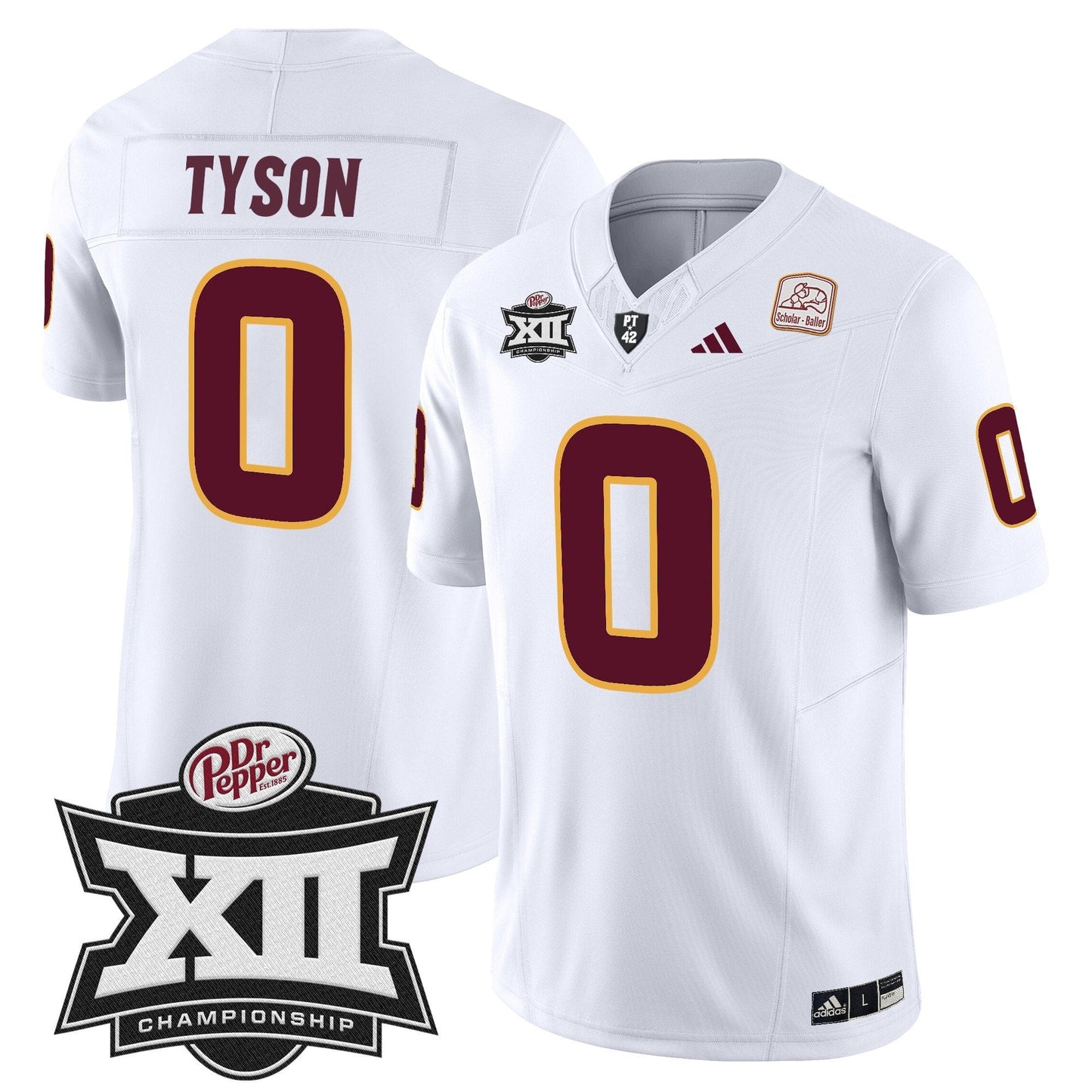 Sun Devils 2024 Big 12 Championship Patch Vapor Limited Jersey - Stitched