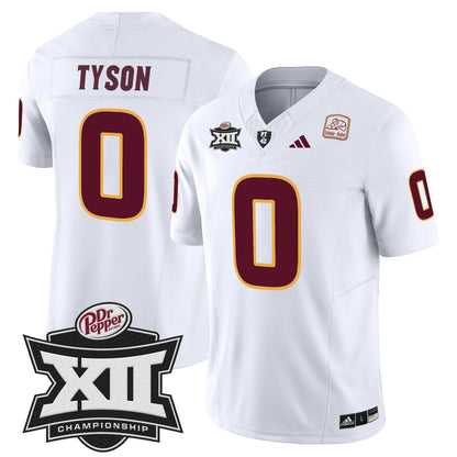 Sun Devils 2024 Big 12 Championship Patch Vapor Limited Jersey - Stitched