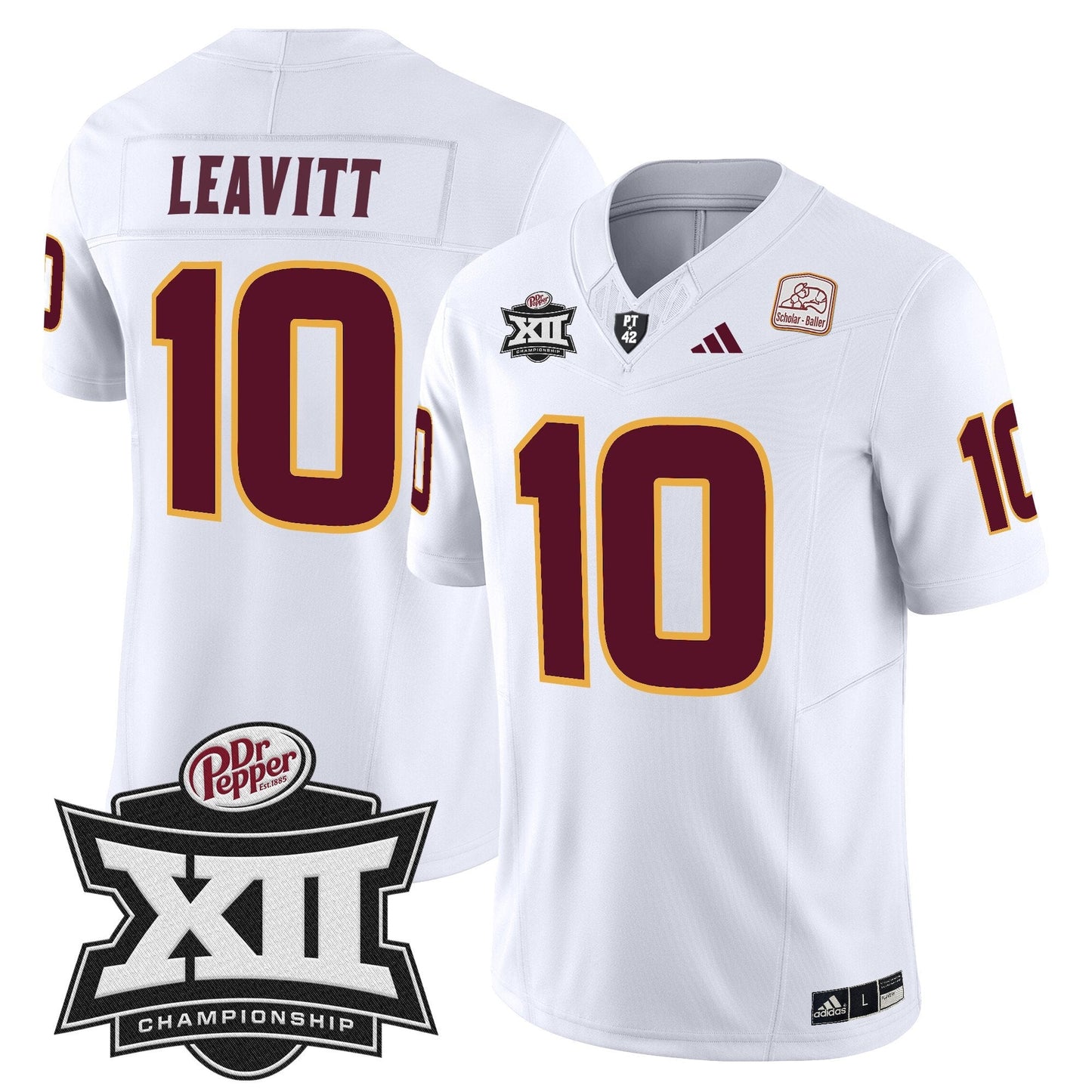 Sun Devils 2024 Big 12 Championship Patch Vapor Limited Jersey - Stitched