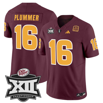 Sun Devils 2024 Big 12 Championship Patch Vapor Limited Jersey - Stitched