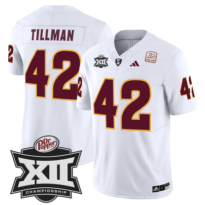 Sun Devils 2024 Big 12 Championship Patch Vapor Limited Jersey - Stitched