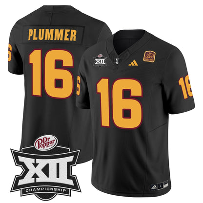 Sun Devils 2024 Big 12 Championship Patch Vapor Limited Jersey - Stitched