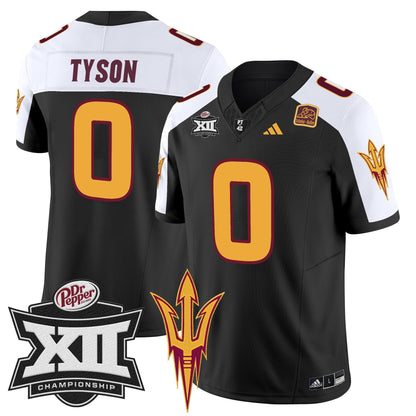 Sun Devils 2024 Big 12 Championship Patch Vapor Limited Jersey - Stitched