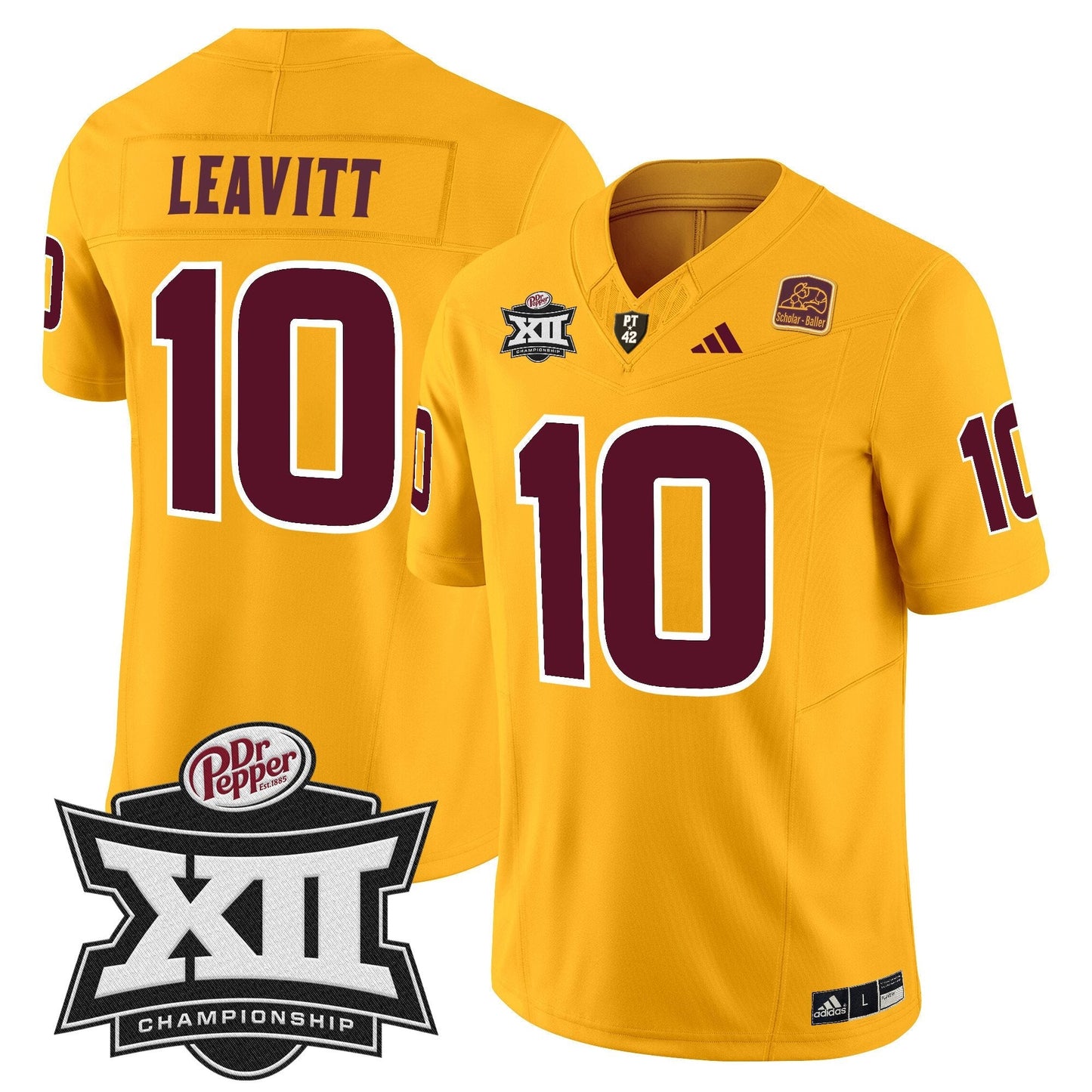 Sun Devils 2024 Big 12 Championship Patch Vapor Limited Jersey - Stitched