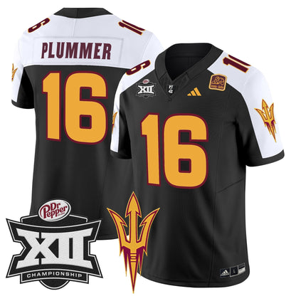 Sun Devils 2024 Big 12 Championship Patch Vapor Limited Jersey - Stitched