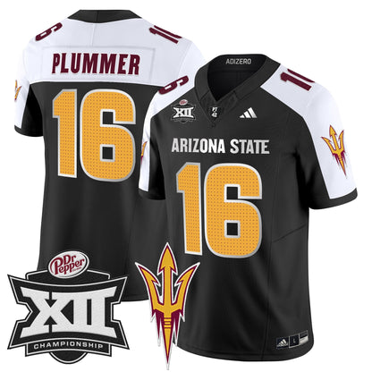 Sun Devils 2024 Big 12 Championship Patch Vapor Limited Jersey V2 - Stitched