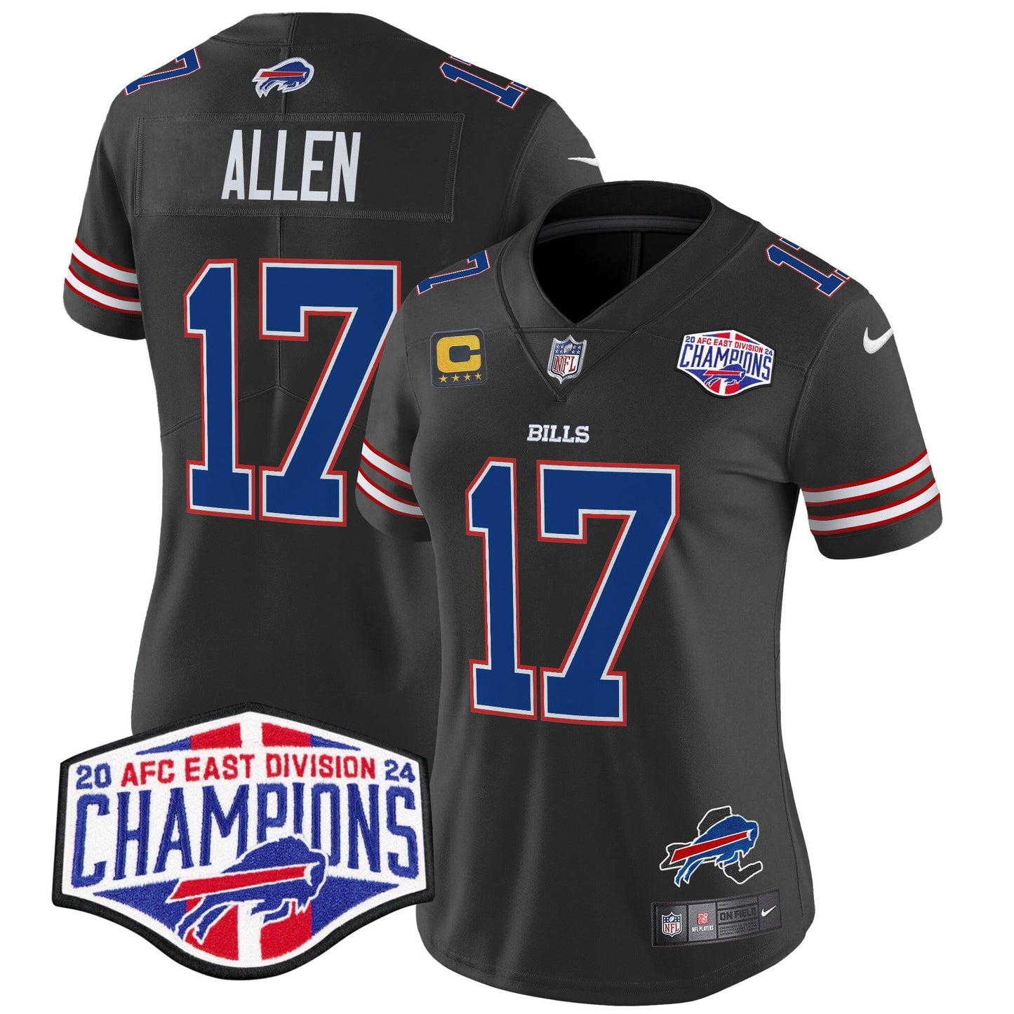 Women's Bills 2024 AFC East Division Champions Vapor Limited Jersey - All Stitched
