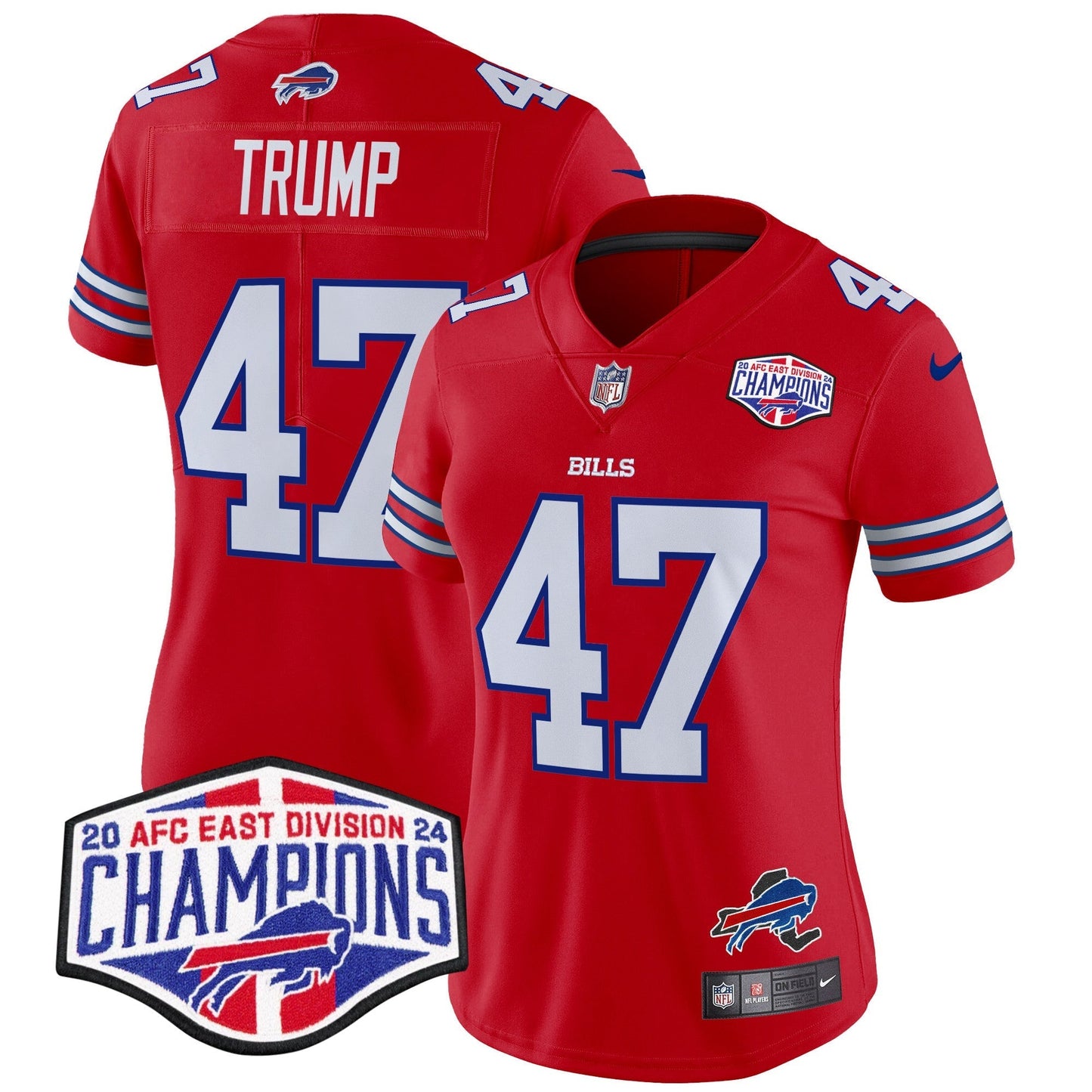 Women's Bills 2024 AFC East Division Champions Vapor Limited Jersey - All Stitched