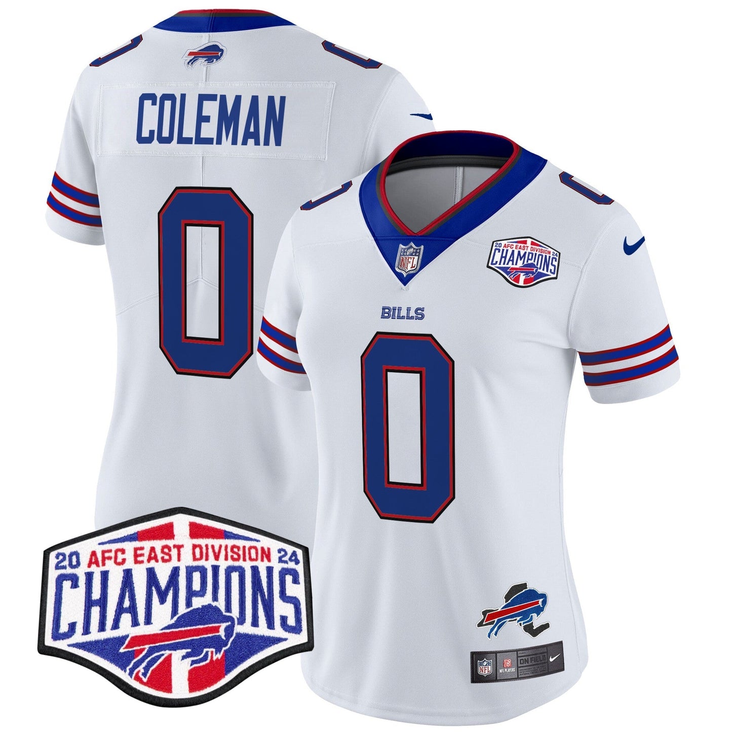Women's Bills 2024 AFC East Division Champions Vapor Limited Jersey - All Stitched