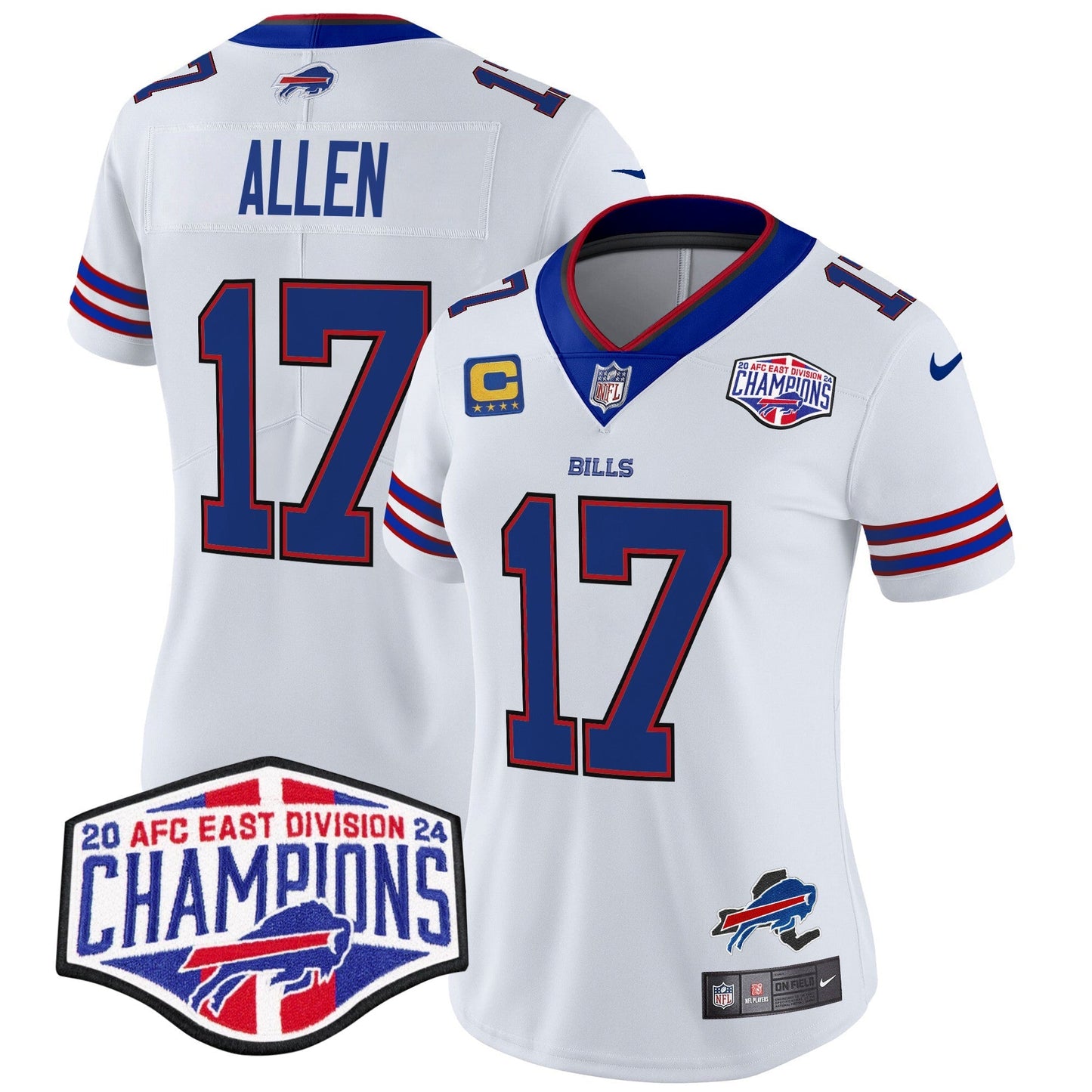 Women's Bills 2024 AFC East Division Champions Vapor Limited Jersey - All Stitched